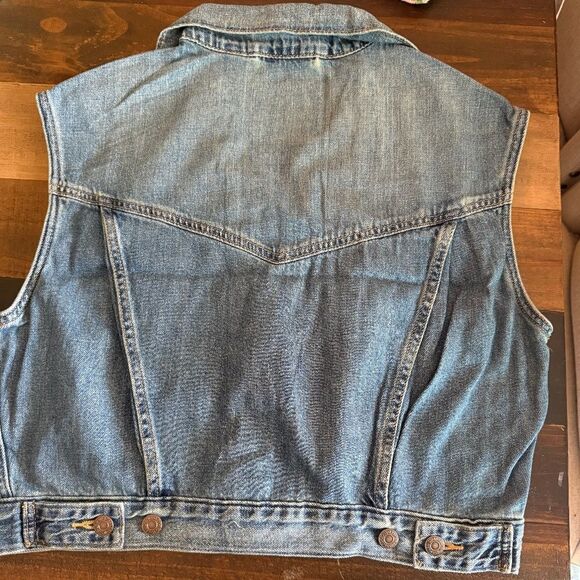 Levis Shrunken 90's Denim Crop Jacket Size Small NWT - Picture 6 of 6
